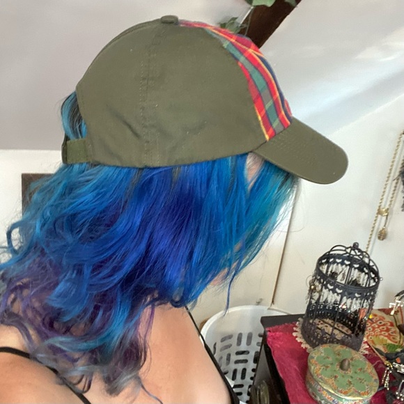 BSA Cub Scouts Weblos Rank Plaid Uniform Hat w/ Patch & Adjustable Velcro Strap - Picture 7 of 7